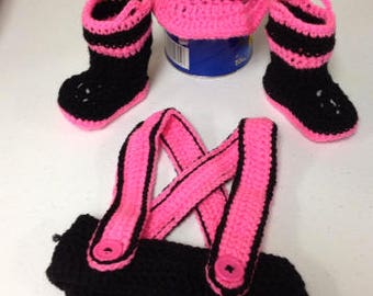 Patrón de traje de bombero para bebé