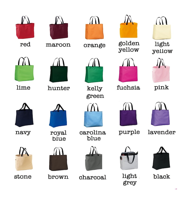 Monogrammed Tote Bag
