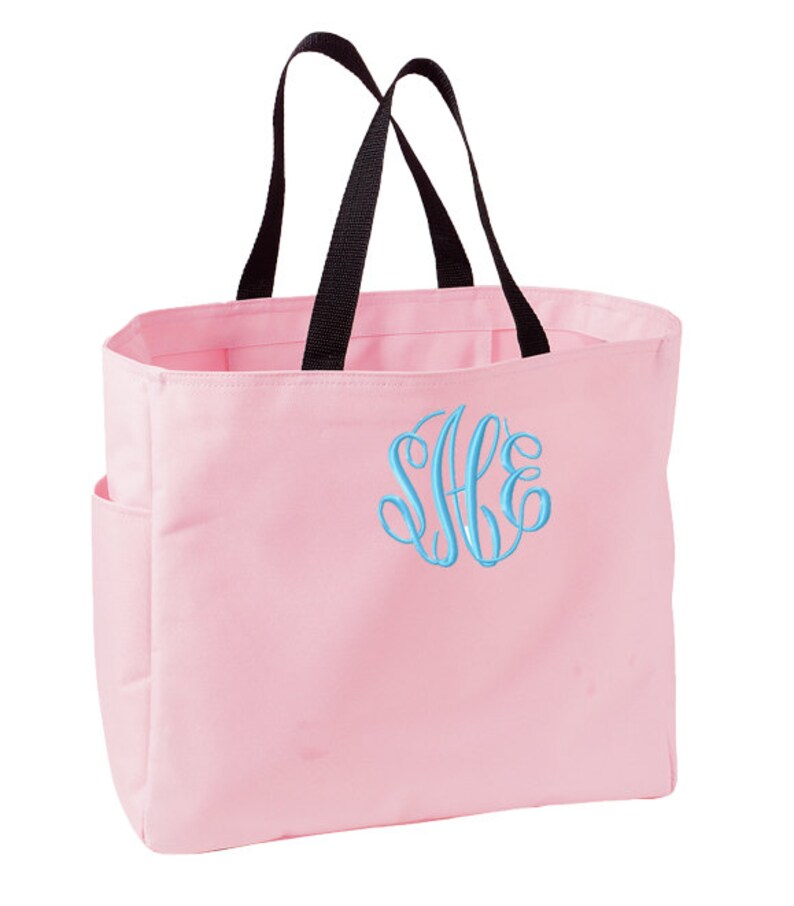 Monogrammed Tote Bag