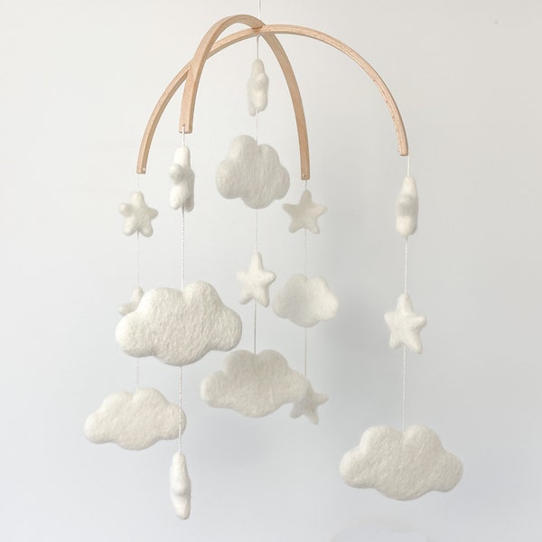 Cloud Baby Mobile Etsy