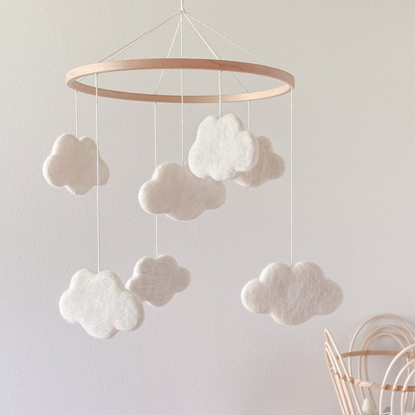 Cloud Nursery, Cloud Baby Mobile