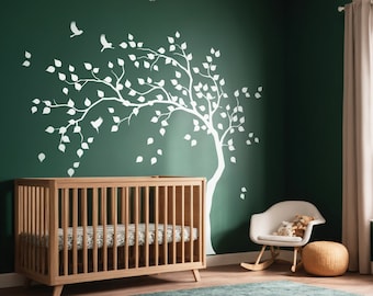 Personalized Tree Wall Decal – Nursery Kid Room Decor