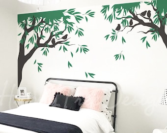 Zestaw naklejek ściennych „Branch” – fototapeta do pokoju dziecięcego, projekt domu