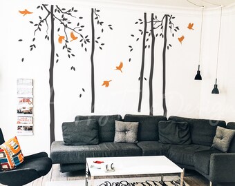 Naklejki ścienne Long Tree – Mural do salonu i pokoju zabaw