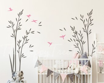 Botanical Grass Wall Decal – Family Home Decor
