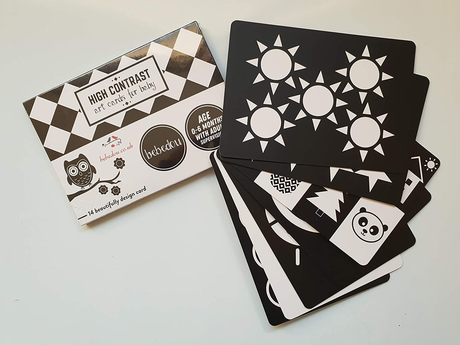 Sensory Flash Cards Art Cards for Baby 7 Black and White - Etsy