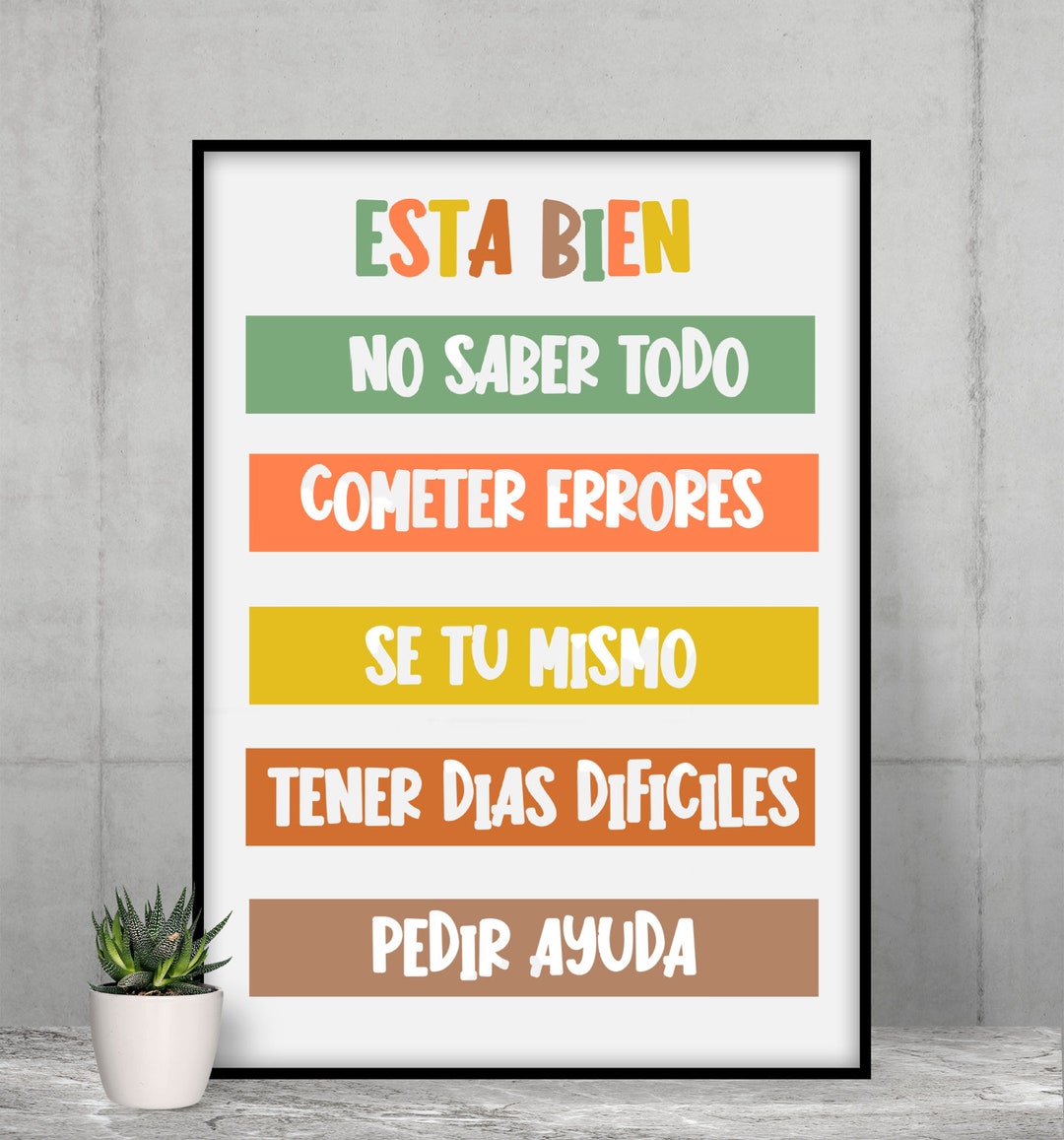 Spanish Educational Poster Set spanish Abcstudy (Download Now) 