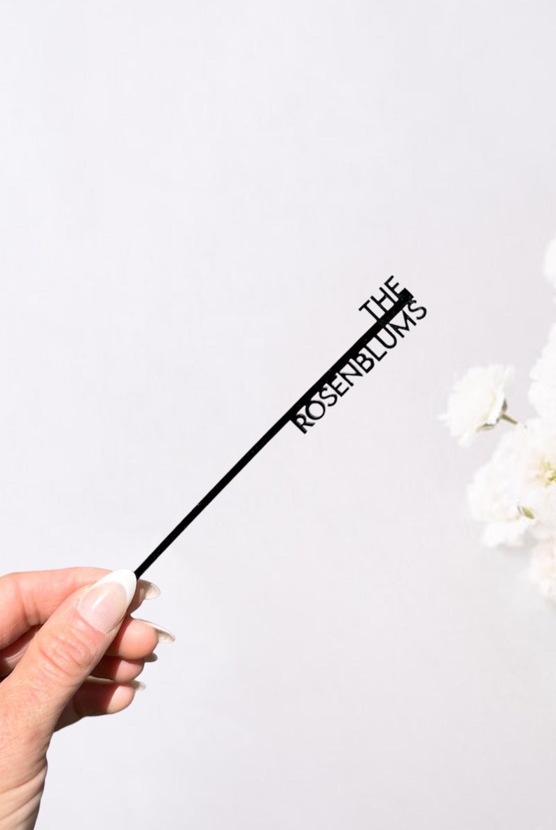 CUSTOM Drink Stirrers Personalized Drink Stirrer Stir Etsy