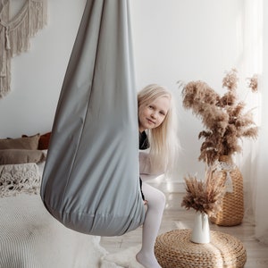 Sensory cocoon swing seat chair Hanging pod Indoor playroom hammock