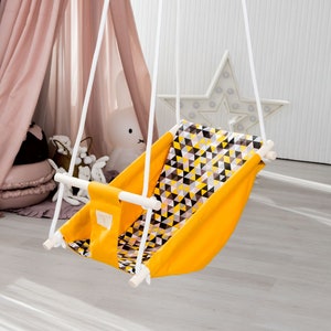 Swing for toddler Indoor Hammock chair First birthday gift Playroom swing chair Children schaukel Kids hanging chair