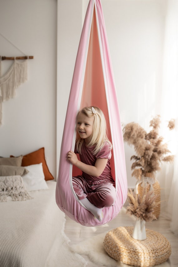 Sensory Cocoon Swing Seat Chair Hanging Pod Indoor Playroom 