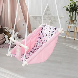 Toddler hammock swing seat Kinds hanging chair Indoor Fabric swing schaukel First christmas gift