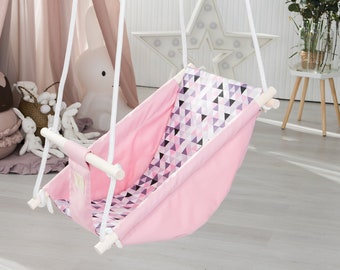 Sedile a dondolo per amaca per bambini Tipi di sedia sospesa Tessuto interno altalena schaukel Primo regalo di Natale