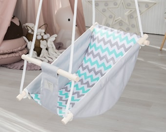 Toddler Hammock Swing Seat: Indoor Hanging Chair, Baby Gift