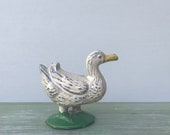 Vintage Miniature Lead Duck Figure, Britain 39 s Era Hollow-Cast Farm Ornament