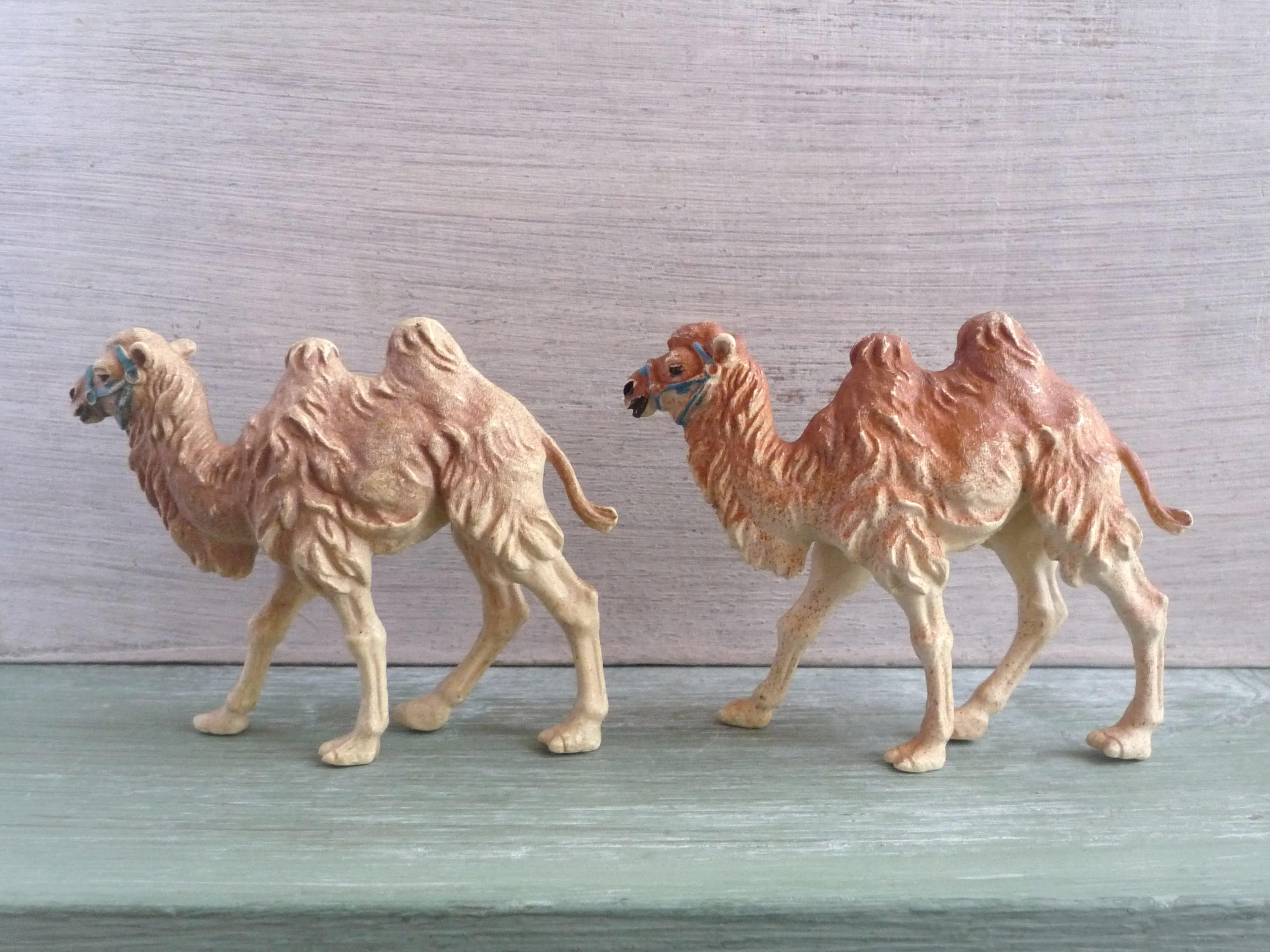 tiny plastic camels