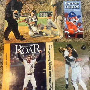 Detroit Tigers Fan Zone! 1968 1984 World Series Memorabilia, Baseball Cards, 1984 Yearbook, Tigers Memorabilia Lou Whitaker Kirk Gibson