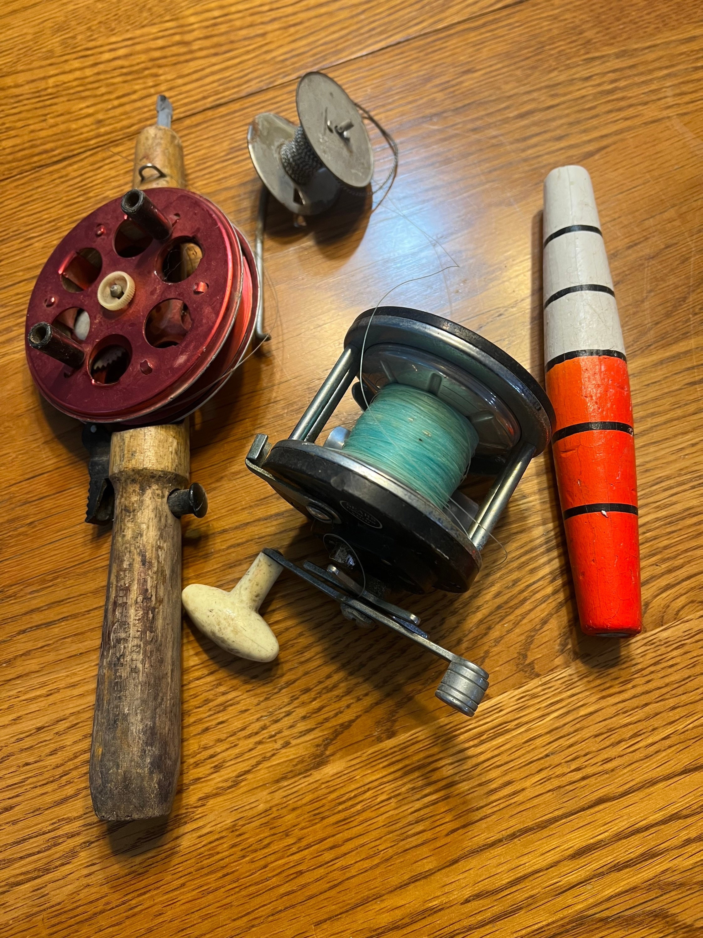 Vintage Fishing and Ice Fishing Lot 1960s Teho and Sears Fishing
