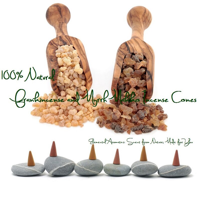 Frankincense and Myrrh All Natural Makko Incense Cones Etsy