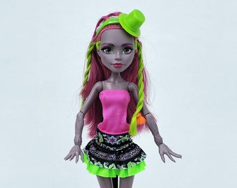 Monster High Doll for Collectors, OOAK Repaints, Playing, Marisol Coxi, Monster Exchange Program, Bigfoot Daugther, Original Clothes, Rare