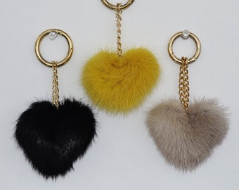 Pom Pom Portachiavi In Finta Pelliccia Di Coniglio: Morbido Peluche Colorato, Diametro 8 Cm, Per Borsa, Auto E Accessori, Regalo Per Ragazze
