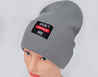 Gorro de punto elástico y holgado para mujer y niña, gorro largo grueso de acrílico de invierno con doble forro, cálido, para adolescentes y niñas, accesorios de invierno, regalo para ella