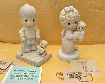 Precious Moments Figurine, The Enesco Precious Moments Collection, Vintage Figurine, 1988, Porcelaine Ceramic Figurine Rare, Original Box