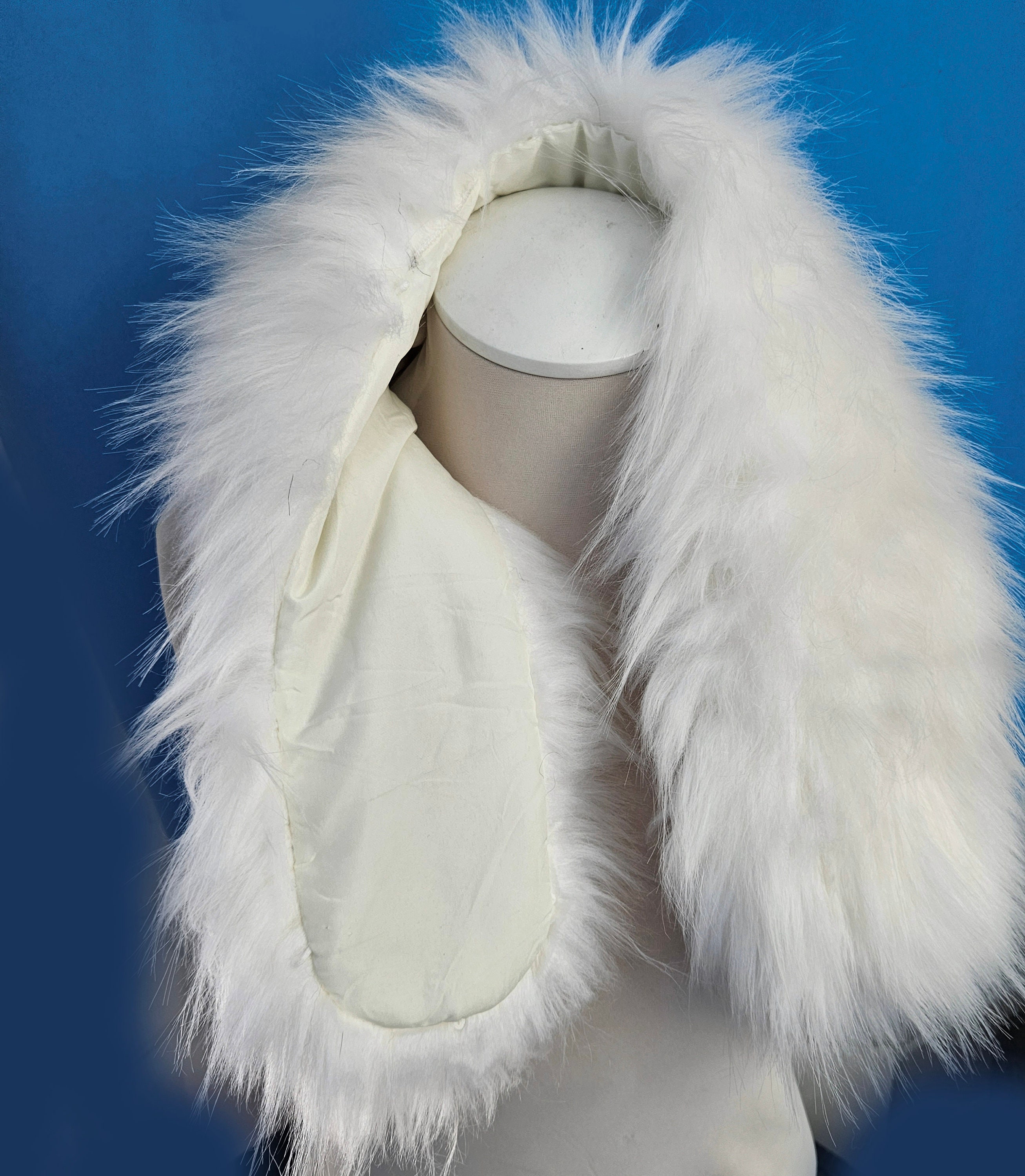 READY to SHIP XL Faux Fur Vegan Trim Hood 70 Cm, Faux Fur READY to SHIP XL Faux Fur Vegan Trim Hood 70 Cm, Faux Fur