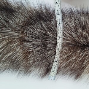 BY ORDER From Pieces XL Large Full Finnish Real Fox Fur Collar, Fox Fur Collar, Fur Trim for Hoodie, Fur Scarf, Fur Ruff, Brown Fox image 7