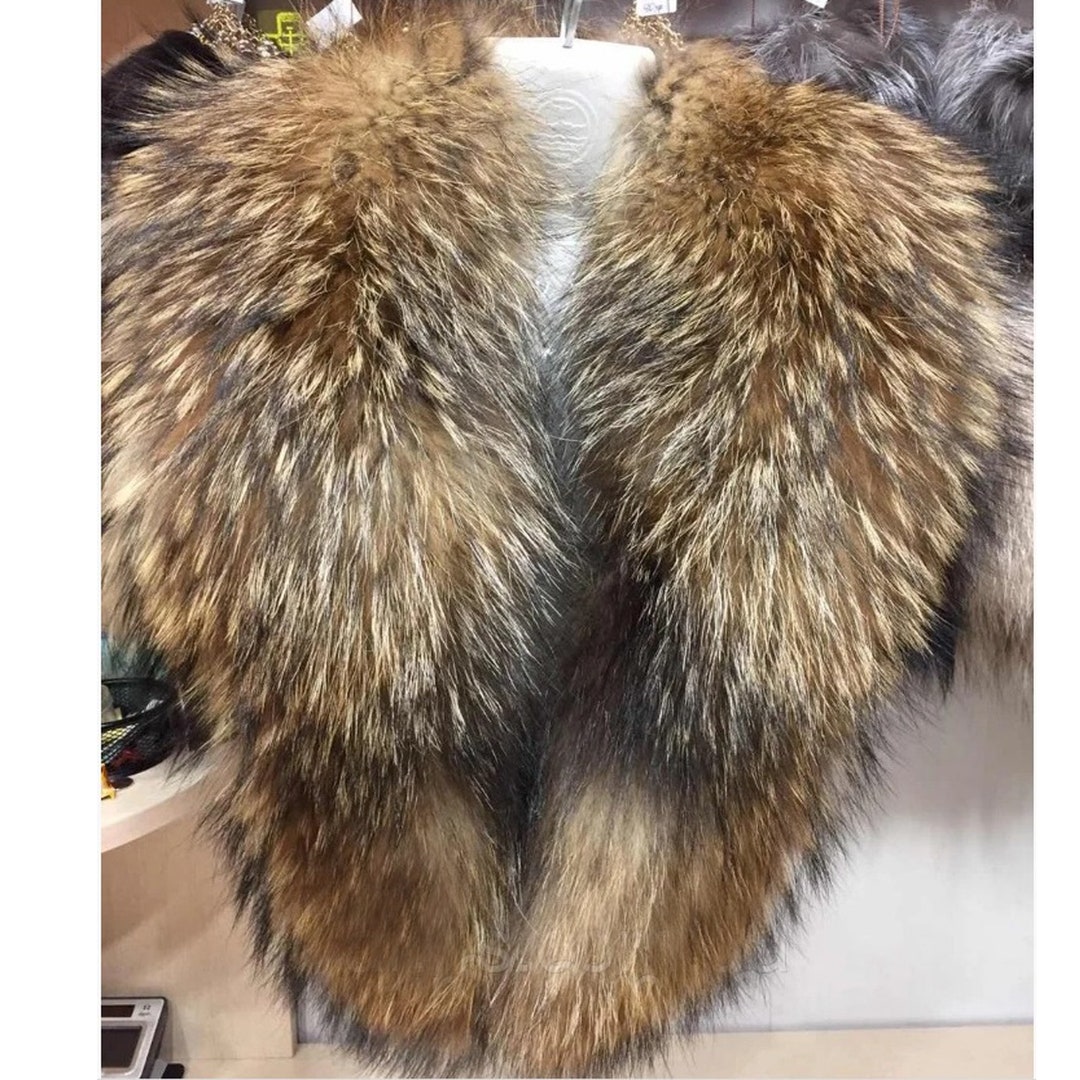 Canada finland raccoon mufflr／品番Ａ／GAKE❣️ Finnish Racccoon Fur for tying tube flies