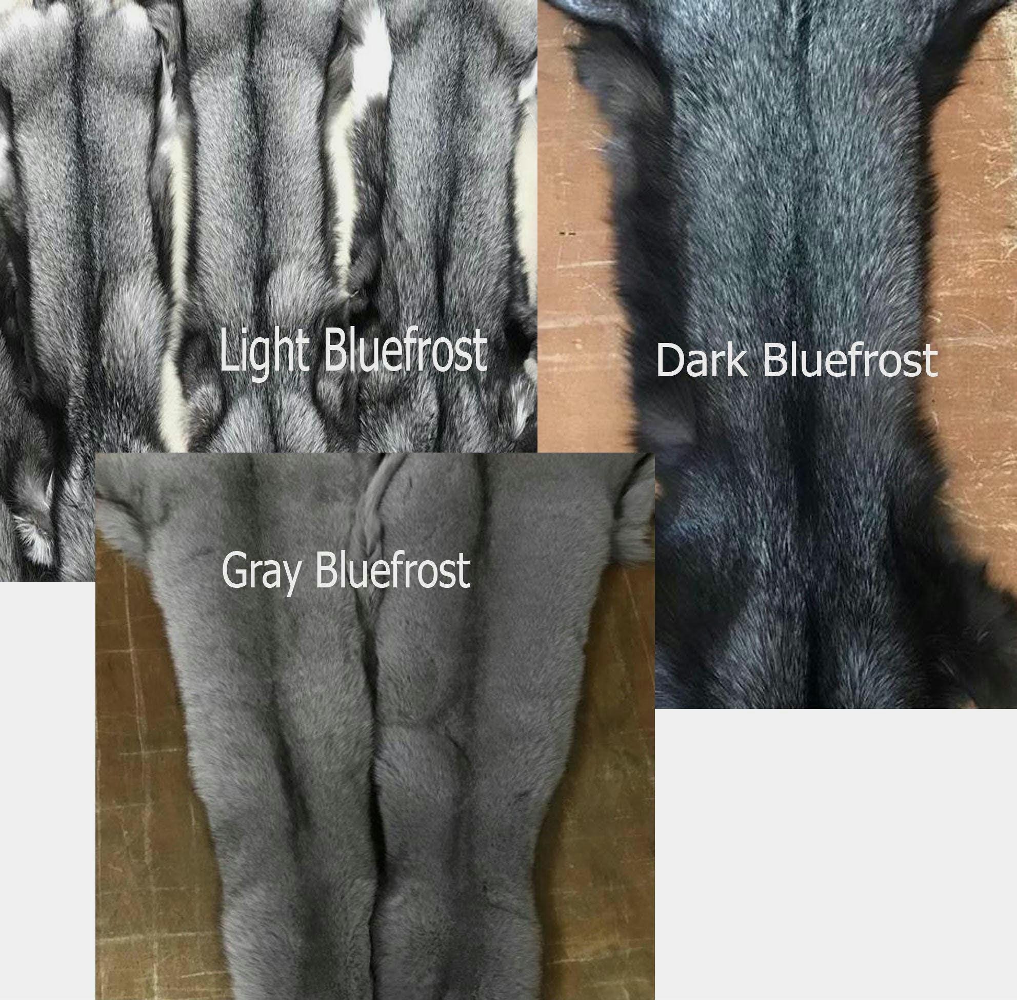 blue fox muffler stole／ミディアム　グレー／GAKE日本製 blue fox muffler stole／ミディアム グレー／GAKE日本製 【公式通販】