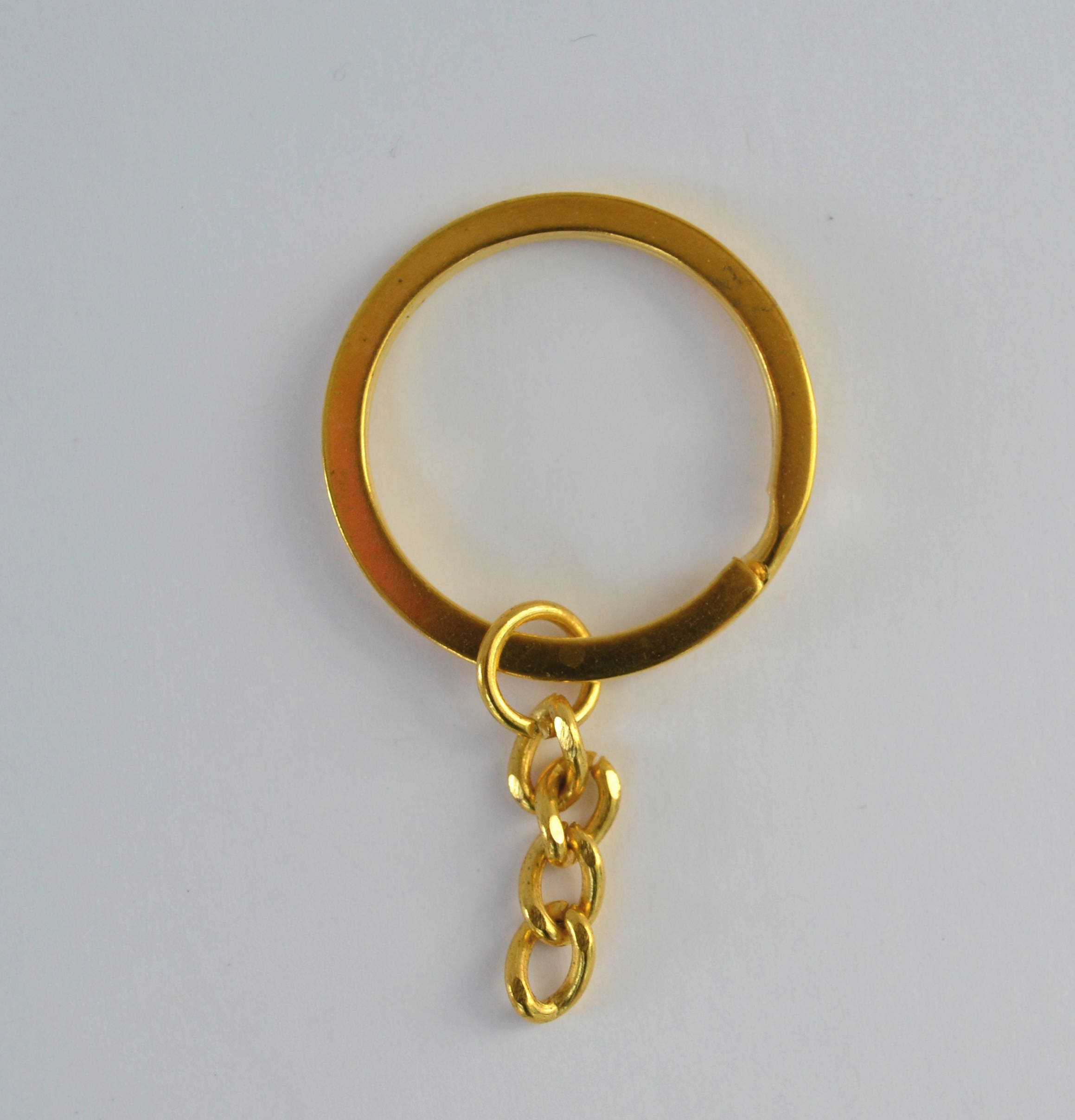 24mm gold or nickel plated split ring/ key ring/ key chain rings, 500 – My  Supplies Source