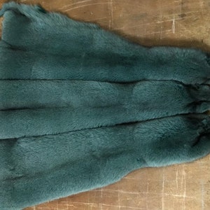 BY ORDER, 8-10 cm WIDTH, Finnish Fox Fur Trim Hood, Fur collar trim, Fox Fur Collar, Fur Scarf, Fur Ruff, Fox Fur Hood, Fox Fur, Fur stripe Green