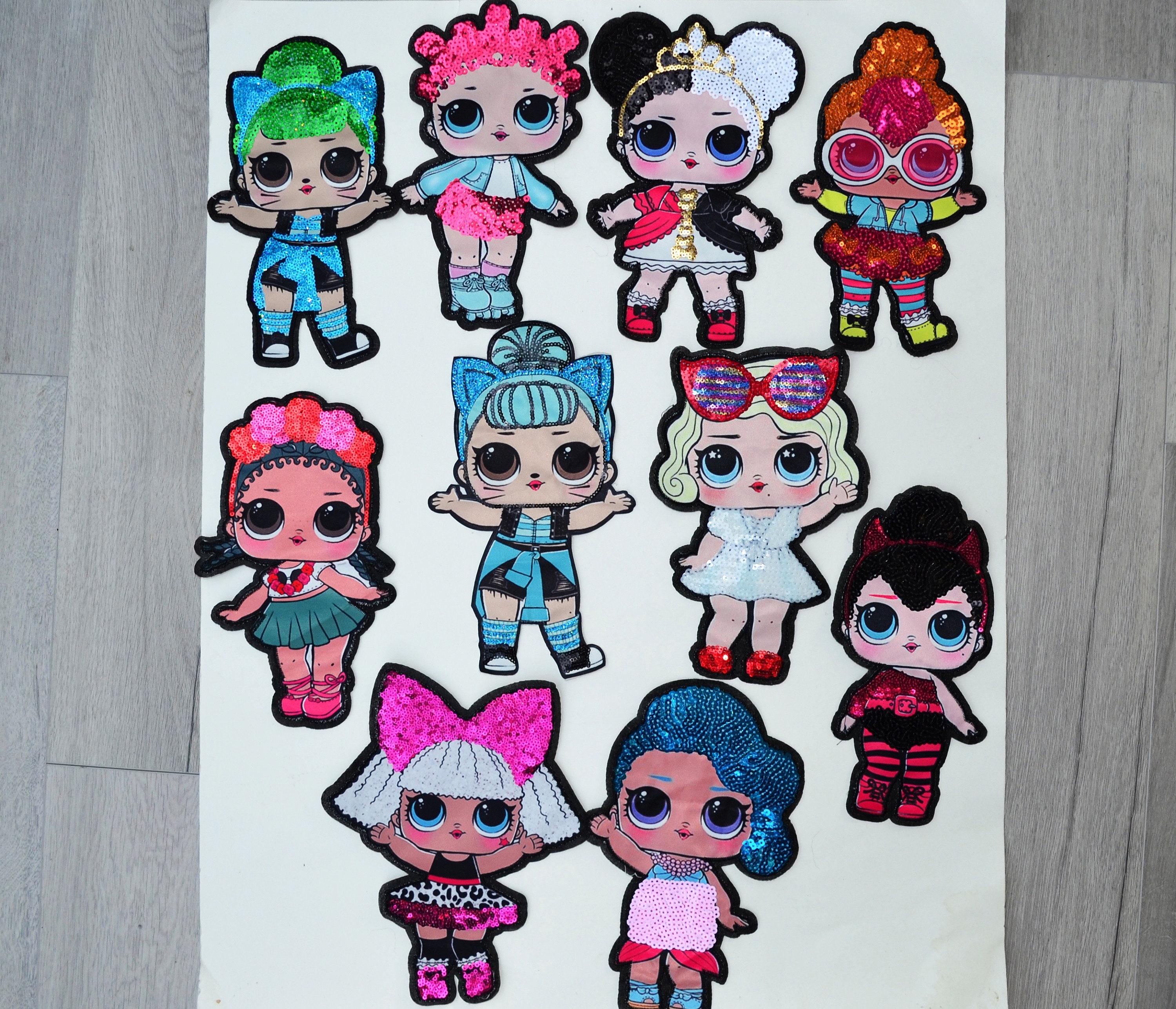 Large Doll Patch Girl Patch Doll Applique Doll Patch Sew Etsy