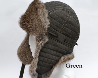 Pop Fashionwear Womens Trapper Knit Winter Ear Flap Hat P212 