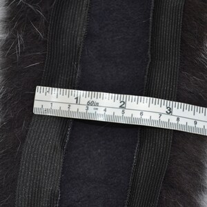 BY ORDER (nicht Tail) XL Extra Große Echt Fuchs Fell Zierleiste, Pelz Kragen Borte, Fuchspelz Kragen, Pelz Schal, Pelz Ruff, Fuchs Pelz Kapuze, Jacke Bild 8