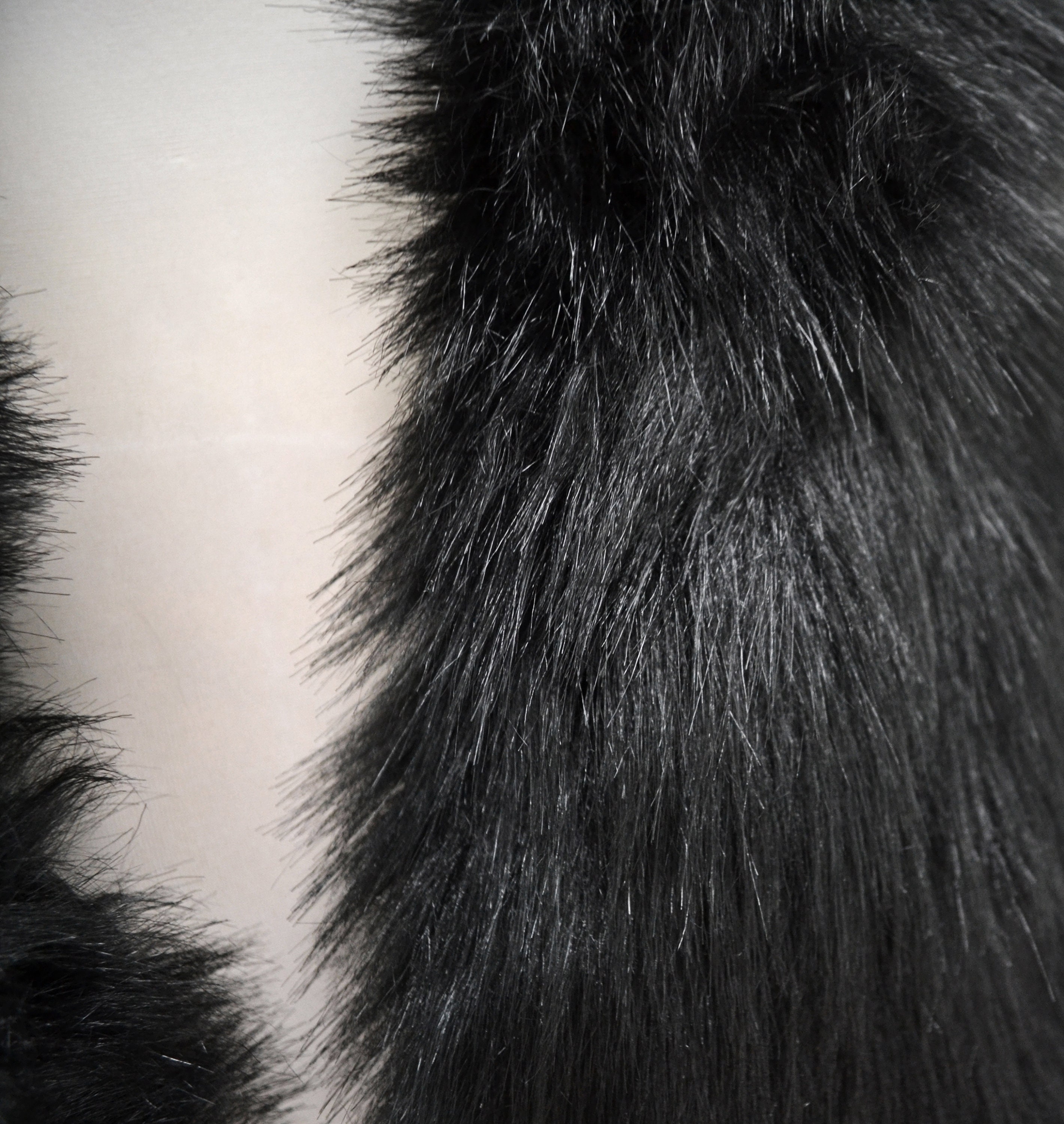 READY to SHIP Faux Fur Vegan Trim Hood 70 cm Faux Fur Collar Etsy