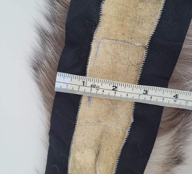 BY ORDER From Pieces XL Large Full Finnish Real Fox Fur Collar, Fox Fur Collar, Fur Trim for Hoodie, Fur Scarf, Fur Ruff, Brown Fox image 8