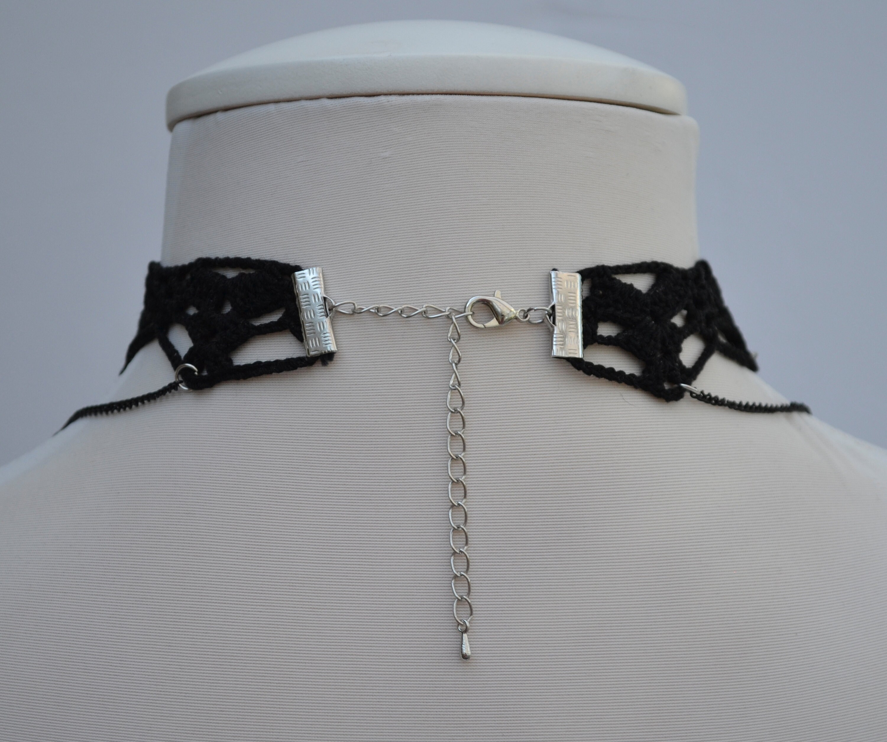 Black Necklace Choker With Cameo Pendant Black Necklace for - Etsy Canada