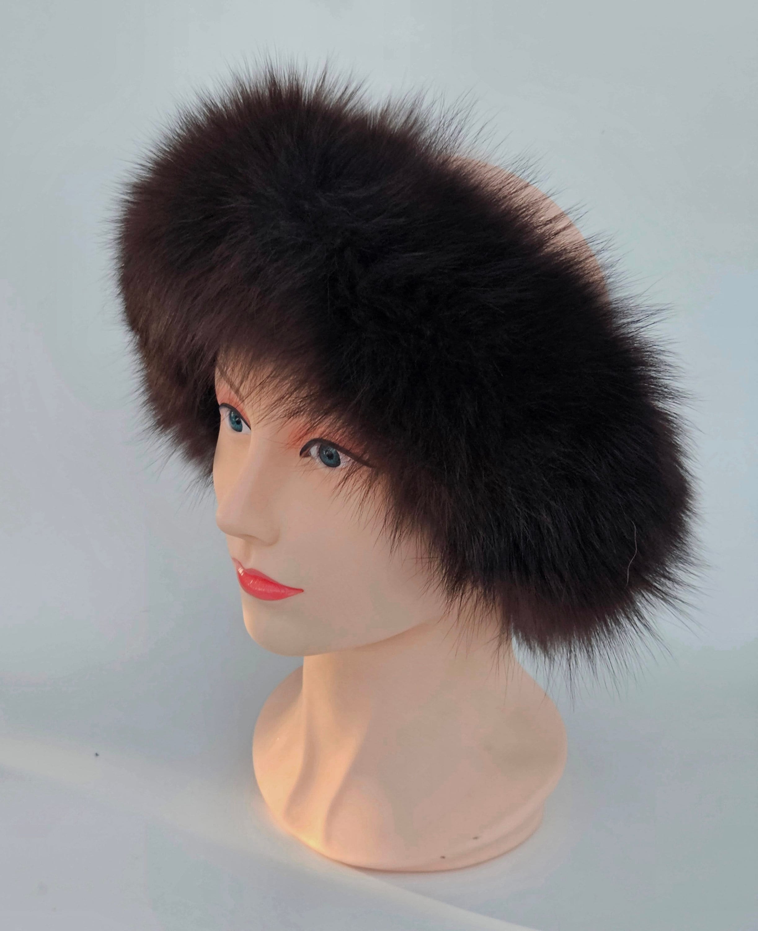 Women Real Fox Fur Headband, Real Fur Hairband, Fox Fur Ear  display picture 3