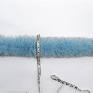 BY ORDER, Real Fox Fur Tail Trim Hood, Fur collar trim, Fox Fur Collar, Fur Scarf, Fur Ruff, Fur Hood, Fur stripe, Coat Trim, Jacket image 6