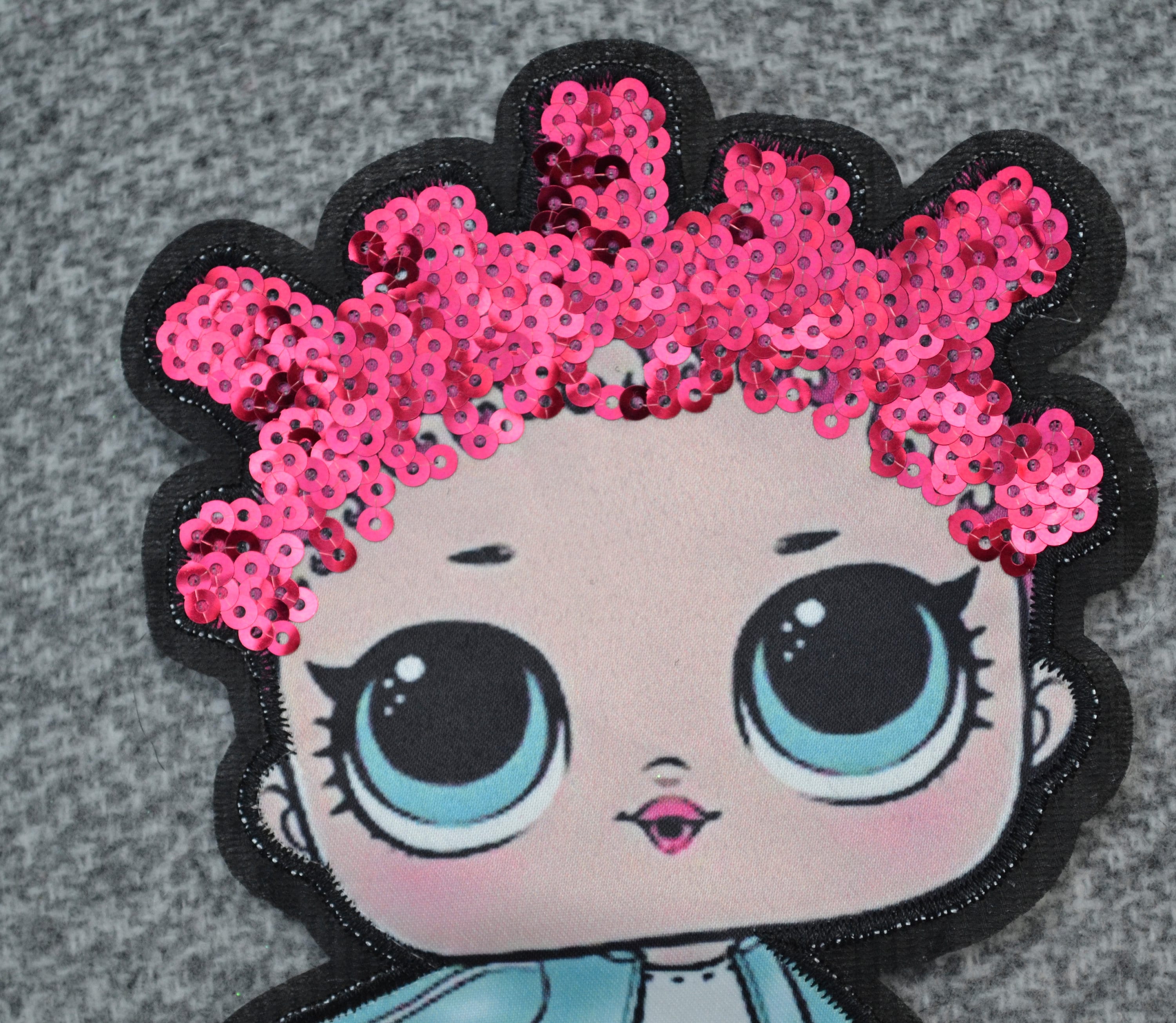 Large Doll Patch Girl Patch Doll Applique Doll Patch Sew Etsy