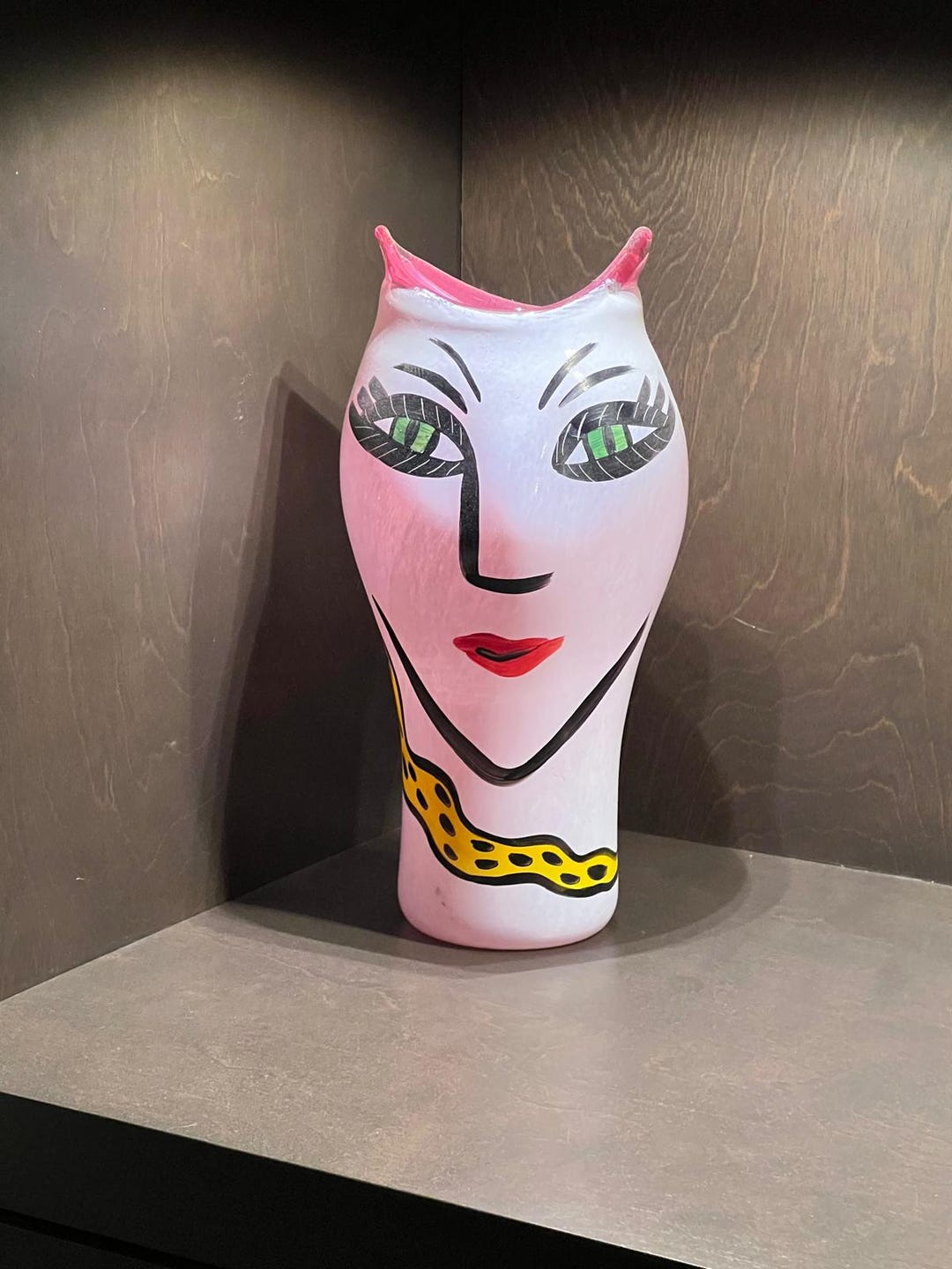 Signed Glass Vase, Kosta Boda (sweden) 