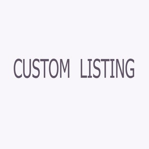 Custom listing for Lloyd Johnson!