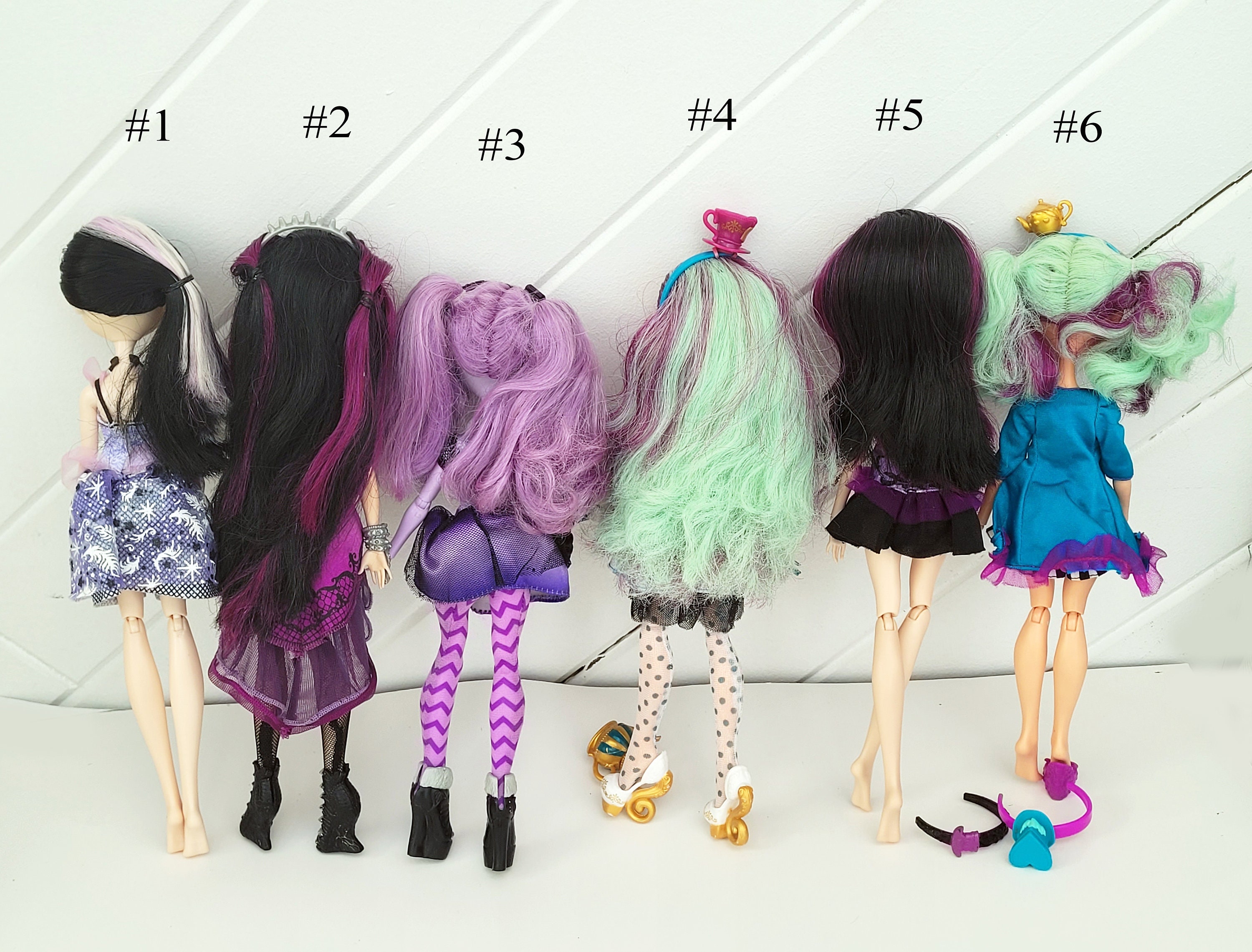 Dressed Madeline Hatter EAH Ever After High Dolls for OOAK Doll Making /  Repaint / One Doll / 1 Doll / You Choose