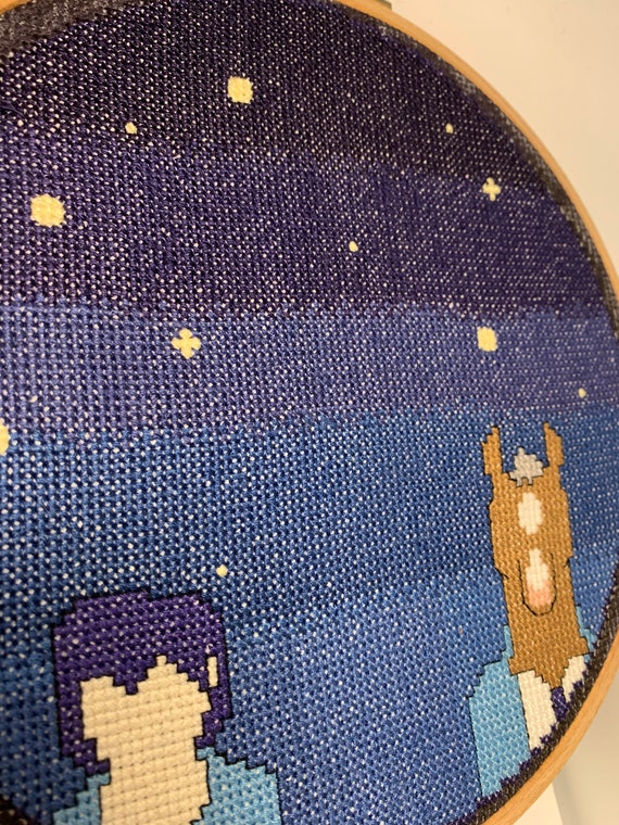 Mr Blue Cross Stitch Pattern Bojack Horseman