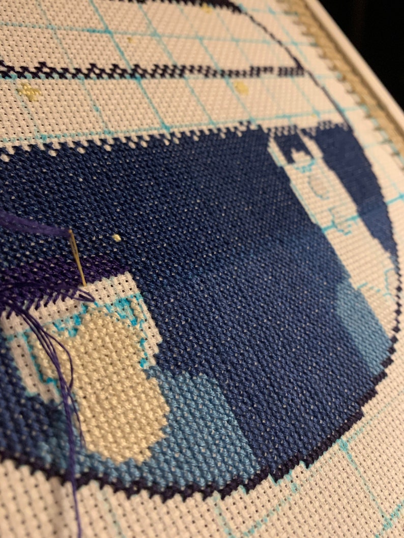 Mr Blue Cross Stitch Pattern Bojack Horseman