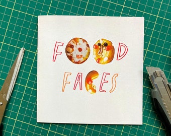 collages de FOOD FACES zine