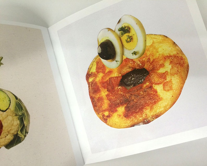 collages of FOOD FACES zine image 4