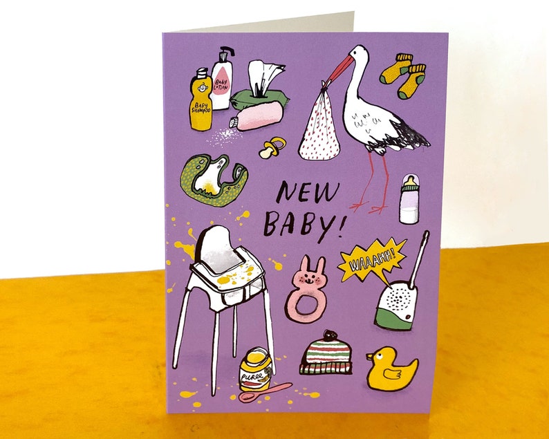 NEW BABY greeting card image 2